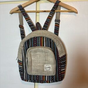 Multicolor Hemp Backpack